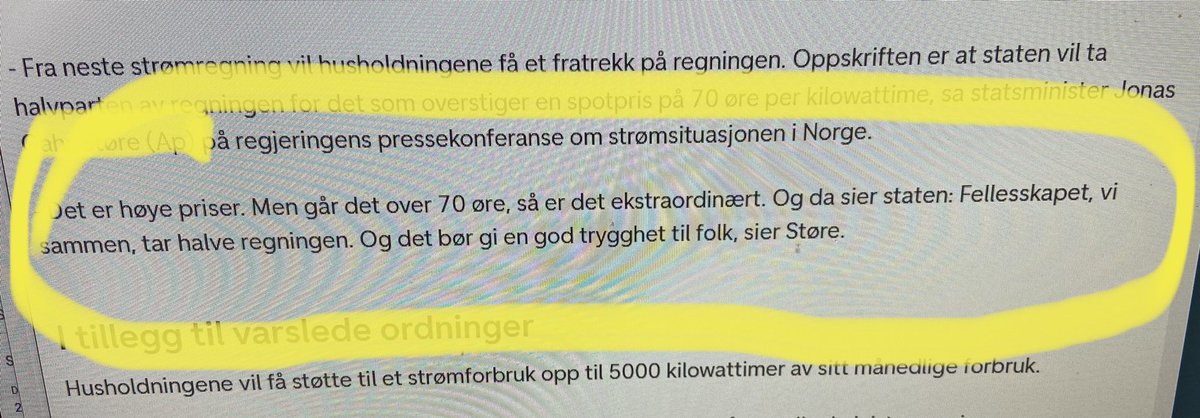 VinnMedOss's tweet image. #strømpriser #strømregning «God trygghet til folk» Hilsen regjeringen. Usikker på om vanlige folk er enige…🤔