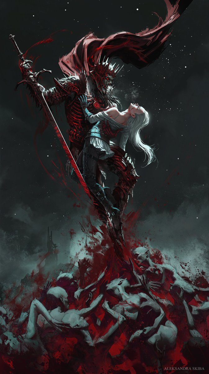 AlexineSkiba's tweet photo. #PortfolioDay 
Hi I'm Aleksandra and I make fantasy art with characters https://t.co/T5DoZrzgXJ