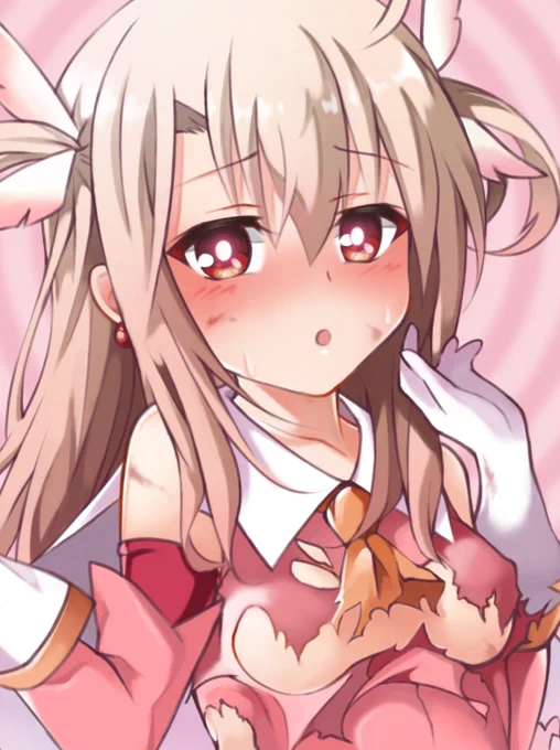 skebリクエストありがとうございました! 
戦闘に負けて魔法で催淫をかけられるイリヤちゃん
 #FGO 