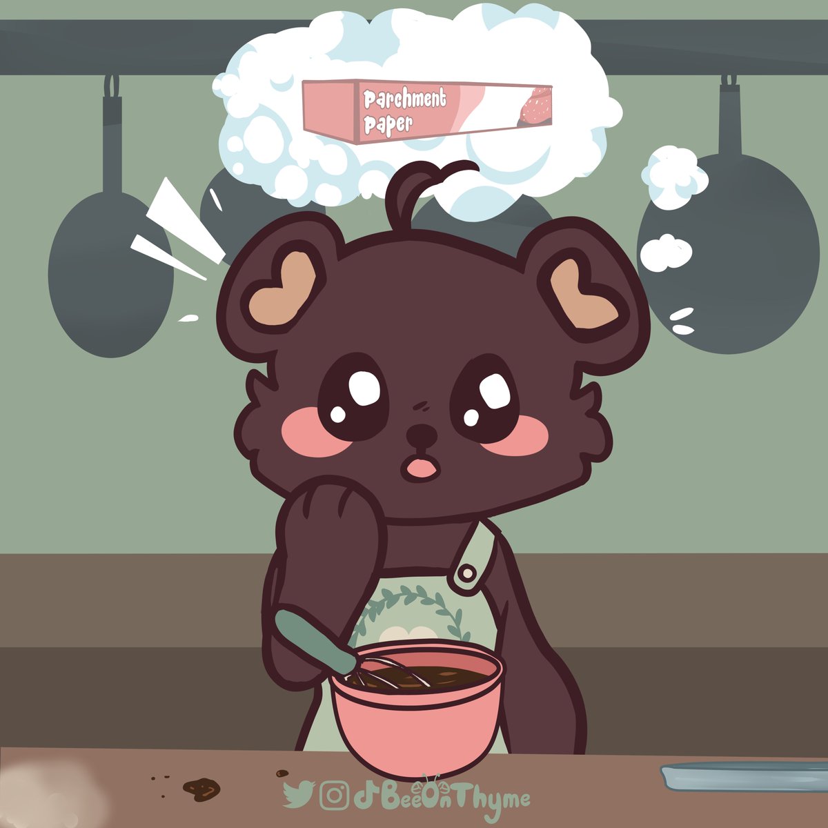 BeeOnThyme's tweet photo. Knew she forgot something at the store
#thymecomics #bakerbear https://t.co/Yx2jteip7L