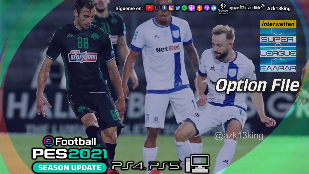 AZKeFootball's tweet photo. Nuevo Video 🚨
Option File PES 2021 Super Liga de Grecia 2021/2022 PS4/PS5-PC Tutorial Instalación !!! ⚽🎮
https://t.co/Ue2o7FX0Un
https://t.co/Ue2o7FX0Un
https://t.co/Ue2o7FX0Un
#PES2021 #eFootballPES2021 #OptionFilePES #OptionFilePES2021 https://t.co/ByWoW9jpHl