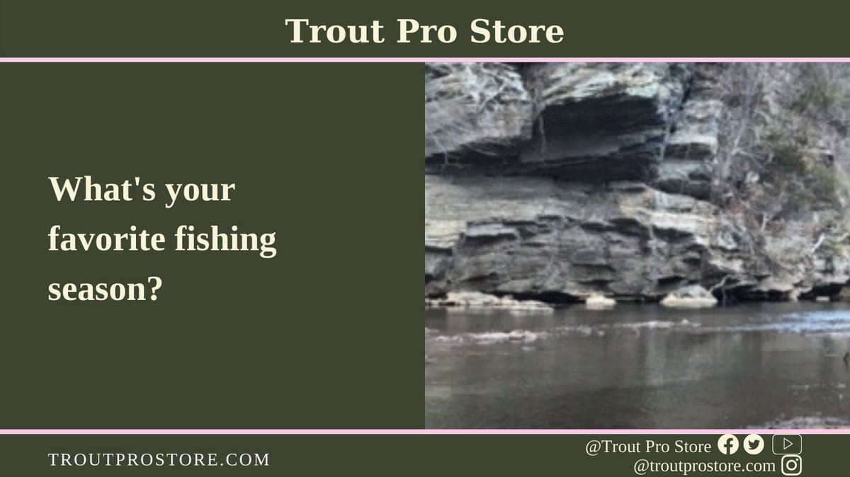 TroutProStore's tweet image. #troutpro #fishing #season
