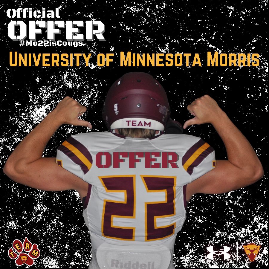 LykenNathaniel's tweet photo. After great conversations, I would like to thank Coach Hoffman and  @UMMFootball Program for my 1st Official Offer. I Will continue to enjoy this process. @AveryShowcases @The7on7NW @BrandonHuffman thank you! https://t.co/ohrhctipdH