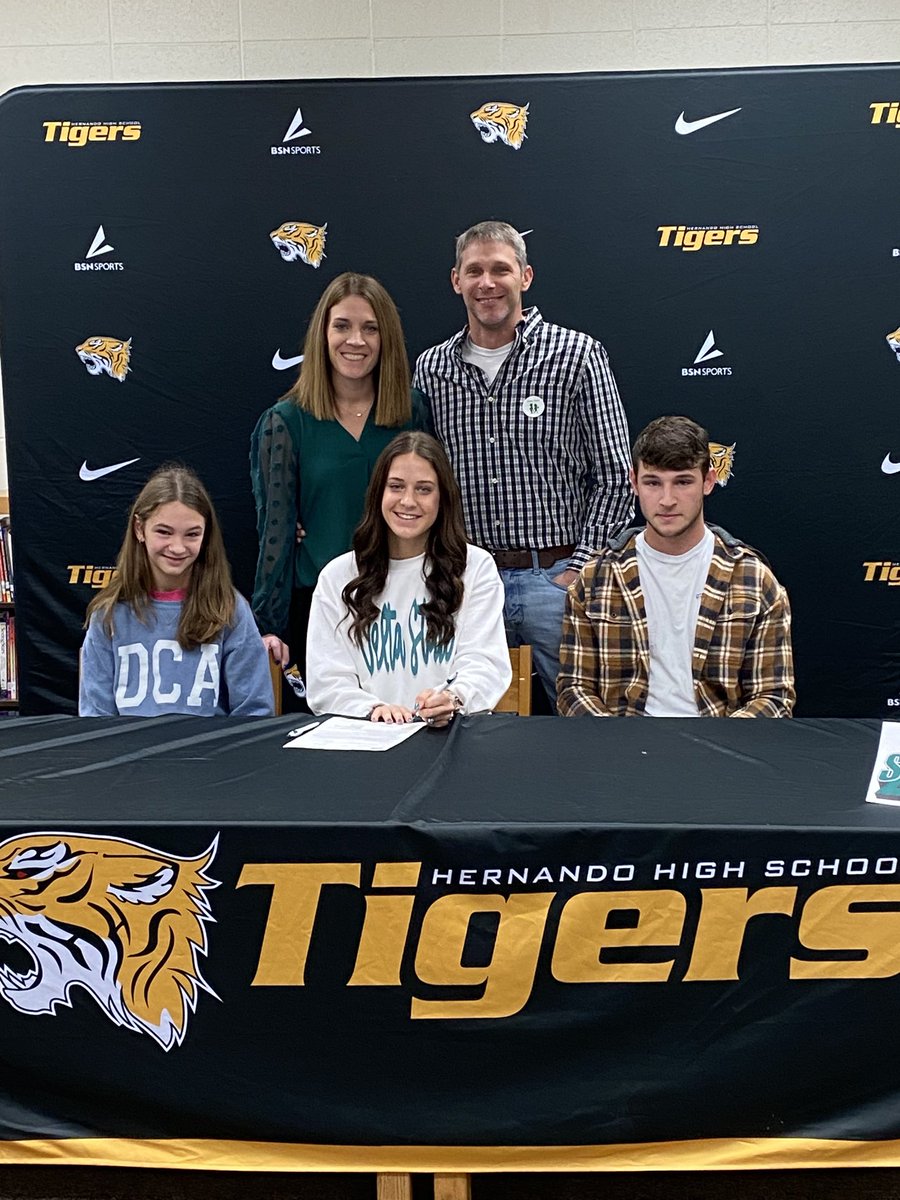 Congratulations to Emma Claire Haley. She will be running cross-country next year at Delta State.