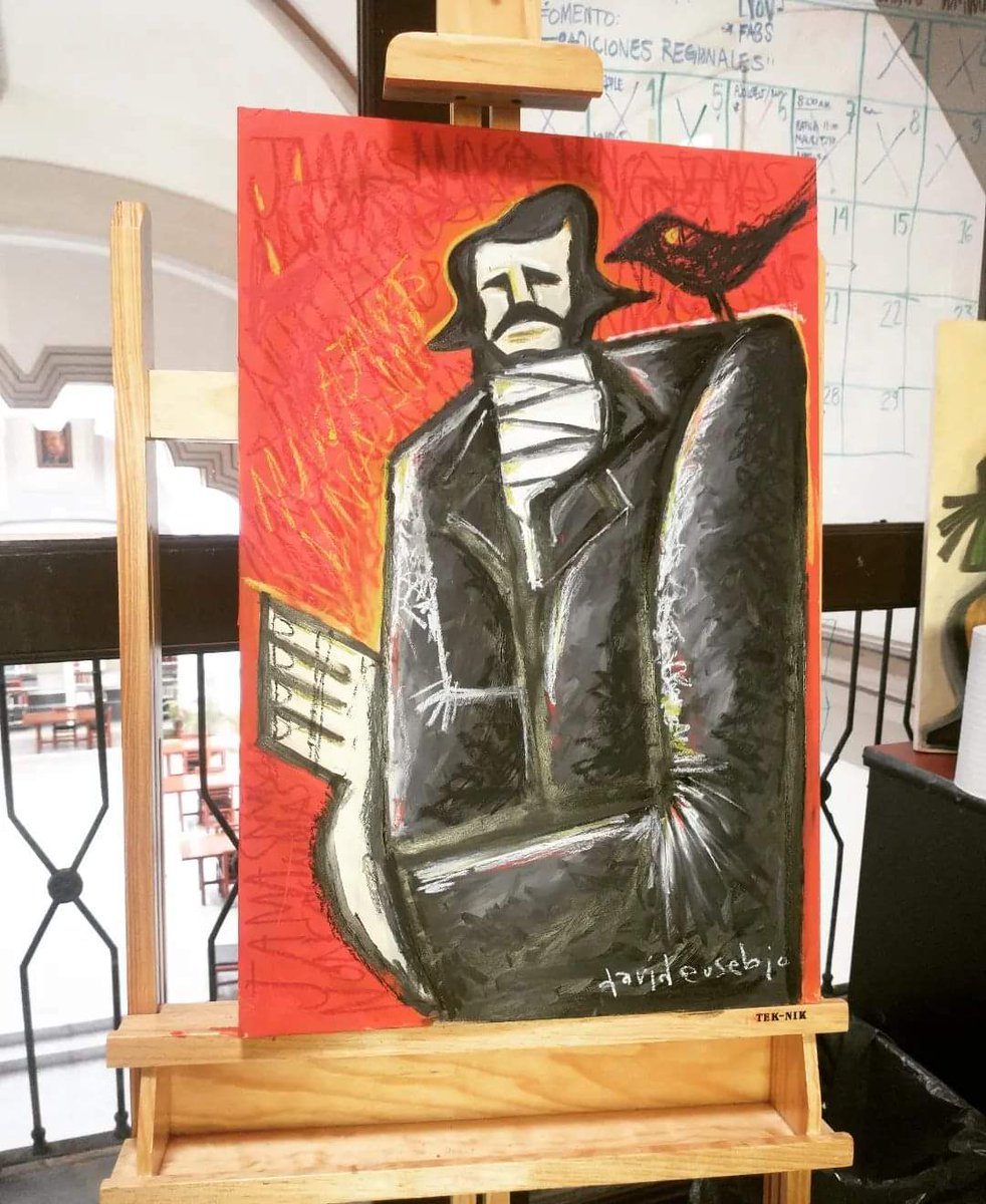 chemakidkahuna's tweet photo. Poe
Mixta sobre madera
#oleopainting #oilpastel #Mixedmedia #Oilpainting #edgarallanpoe #Cuervo #Raven #forsale #Ilustration
@DavidEusebio https://t.co/mOPdQBSiRp