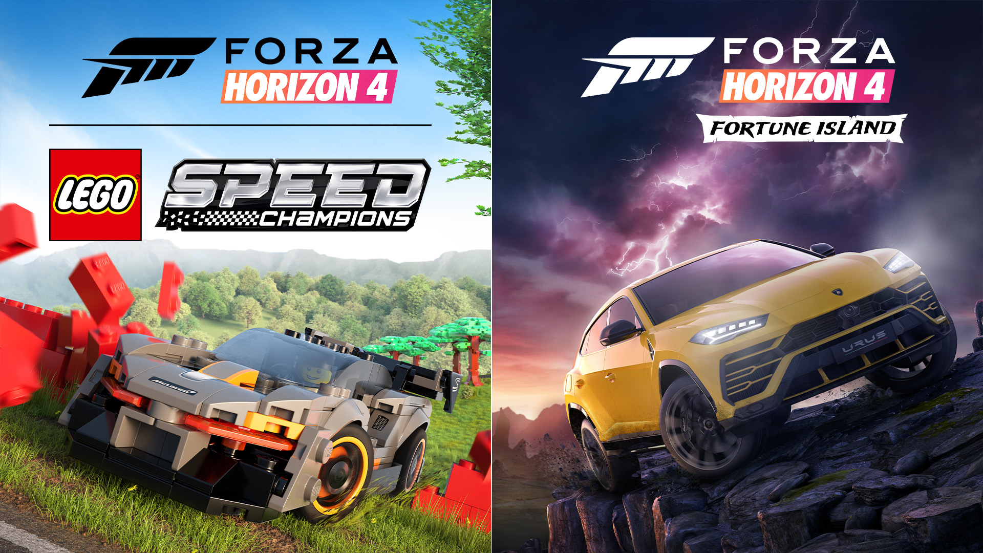 chap fårehyrde legeplads Forza Horizon on Twitter: "This month, #ForzaHorizon4 DLC is discounted in  the @MicrosoftStore. You can build your collection at @LEGO Speed  Champions, or seek your fortune on the treacherous Fortune Island.  https://t.co/NetBTk5iIC" /
