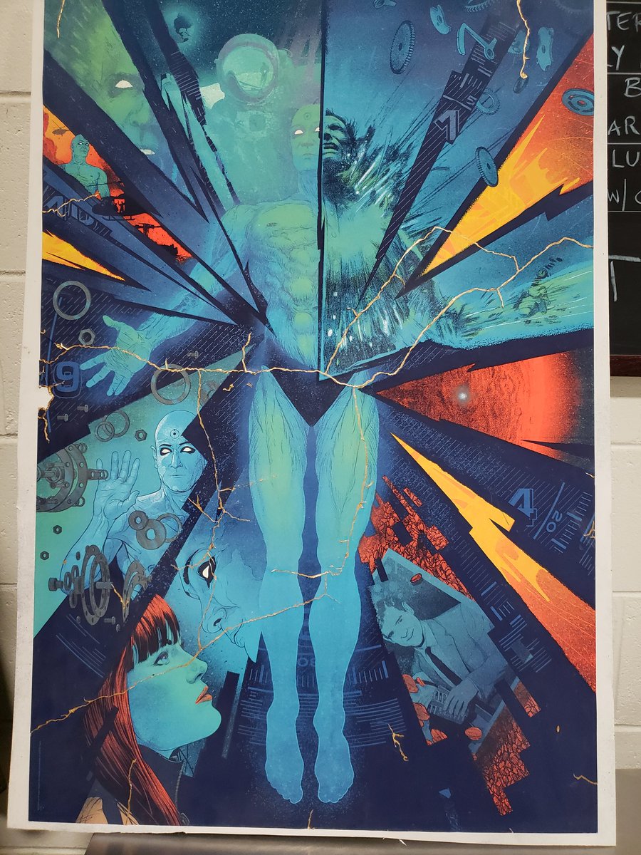 SkeletonKeyBrew's tweet image. .@tragicsunshine Have had this beautiful print of yours prominently displayed in our brewery for years... and on June 20th a tornado tore it to shreds along with our taproom. We are rebuilding and my wife made sure it will have new life on our walls when we reopen!