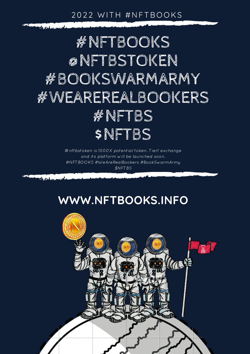 <a href="/CoinMarketCap/">CoinMarketCap</a> @CMCAlexandria <a href="/nftbstoken/">NFTBOOKS</a> <a href="/ccryptowriter/">Hassan S.</a> <a href="/nftbstoken/">NFTBOOKS</a> is a real case visionary project which will help authors to self publish their books on Blockchain and will increase their income and will provide books to readers at cheaper cost.
#NFTBOOKS #WeAreRealBookers #BookSwarmArmy $NFTBS