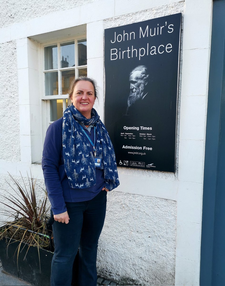 Lovely to meet and interview Jo Moulin, Museums Officer East at @JM_Birthplace this morning, as part of a current audio project for my Masters at @sunderlanduni She was very helpful and extremely informative.
#loveeastlothian #johnmuirtrust #eastlothiancouncil #communityradio