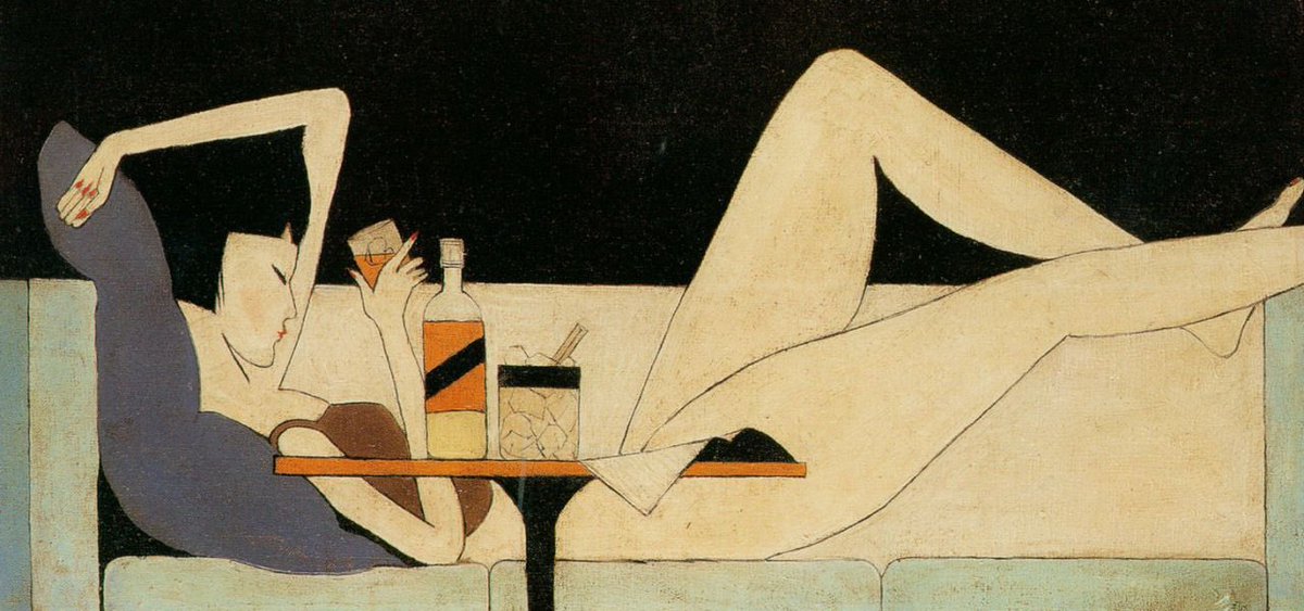 “The Girl on the Couch” by Pang Xunquin (1930)
