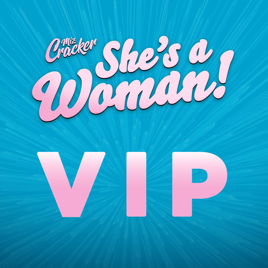 @miz_cracker’s “She’s a Woman” tour starts soon! Do you have your tickets and Thin & Salty VIP Upgrades yet? #ShesAWoman #Drag #DragQueen #DragRace #RPDR #RuPaulsDragRace #MizCracker