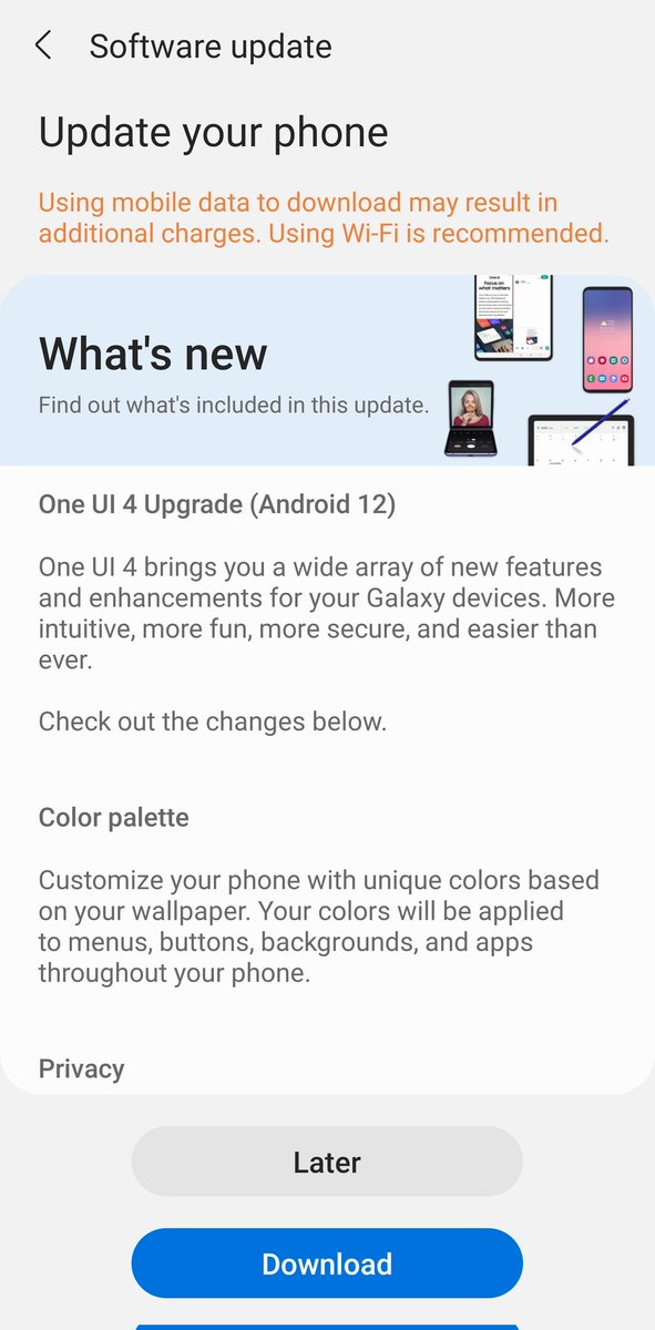 Samsung #Note10Plus Türkiye için #Android12 | One UI 4 güncellemesi geldi.