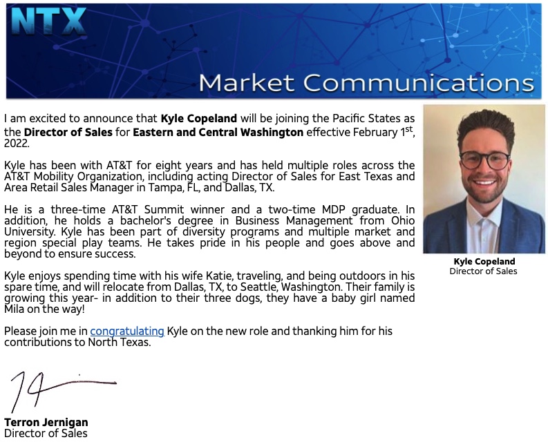 🚨 Promotion Alert 🚨 
Congratulations to @CopelandJKyle!  We're going to miss you here in North Texas! <a href="/Pacific_Force/">Pacific Force</a> you got a good one!
<a href="/LynetteMAguilar/">Lynette Aguilar</a>  
<a href="/TerronJernigan/">Terron Jernigan</a>