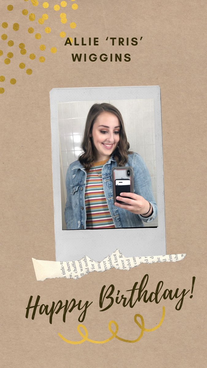 Since we're back on campus, make sure to wish Allie "Tris" Wiggins a happy birthday if you see her! Have a great day, <a href="/w_allie11/">Allie Wiggins</a>!