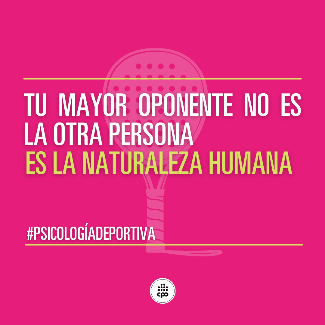 La psicología del deporte es un área de especialización de la Psicología que se encarga del estudio científico de los factores psicológicos asociados con la participación y el rendimiento en el deporte, el ejercicio y otros tipos de actividad física.

#psicologiapadel