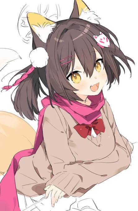 イズナ(幼なじみ)の落書きです 