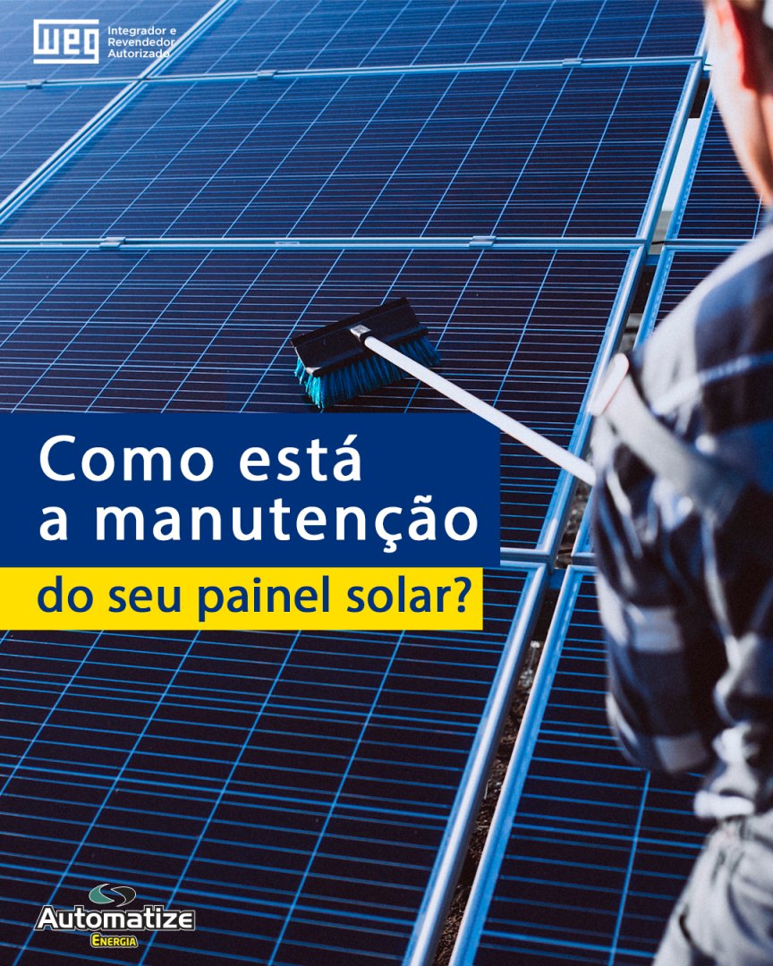 automasense's tweet photo. Você sabia que a vida útil do seu painel solar e sua capacidade produtiva está diretamente ligada à manutenção e limpeza dele?

📱 Leticia - (19) 98444-2625

#automatize #energia #economia #fotovoltaica #painel #solar #santabarbaradoeste https://t.co/5vKG7xrwYN