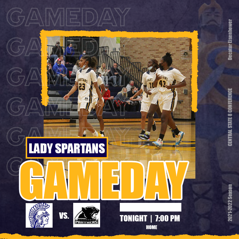 Hope to see everyone at home tonight as we try to another conference win against Decatur Eisenhower! #eastside