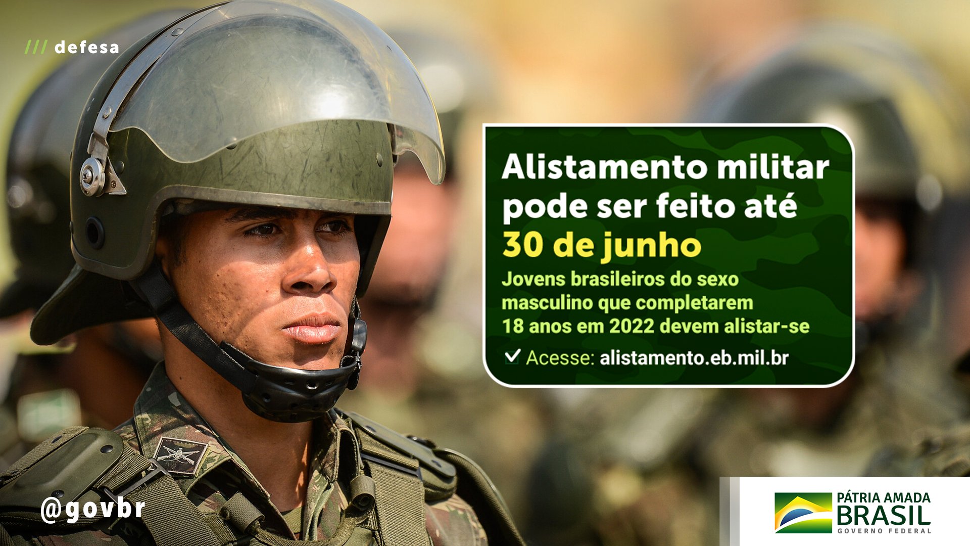 ALISTAMENTO MILITAR JÁ COMEÇOU E PODE SER FEITO PELA INTERNET