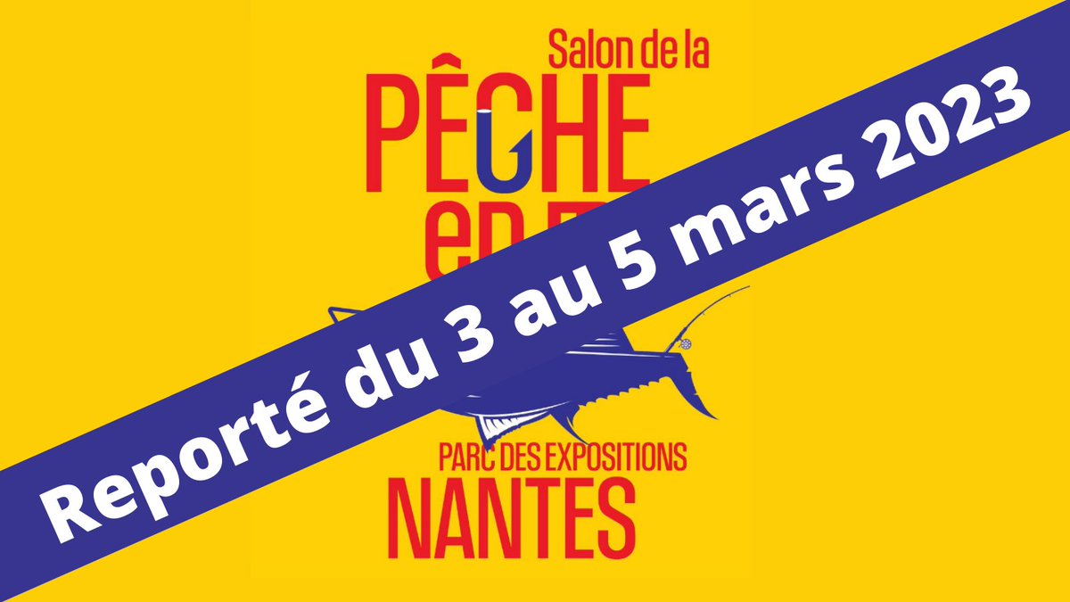 REPORT DU SALON PECHE EN MER
C’est avec beaucoup de regrets que nous vous annonçons le report du salon de la Pêche en Mer 2022 au 3/5 mars 2023, décidé en concertation avec les exposants et les partenaires que nous remercions pour leur confiance et leur fidélité.