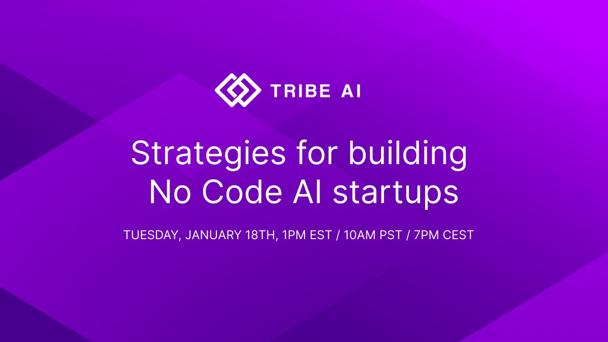 Tribe AI tweet media