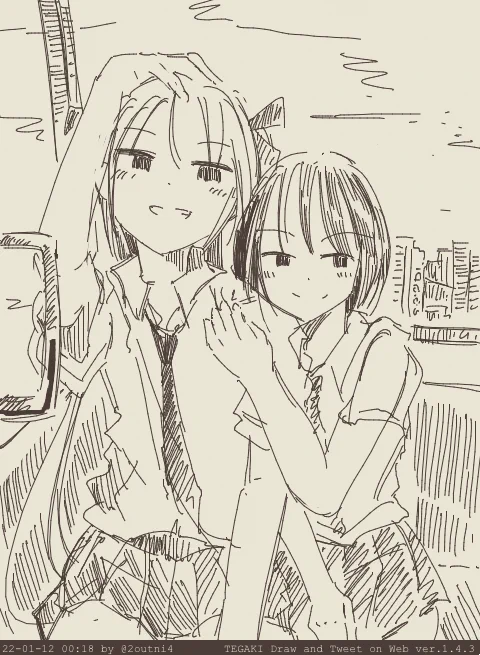 恋に堕ちてメタモルフォーゼ #tegaki_dt 