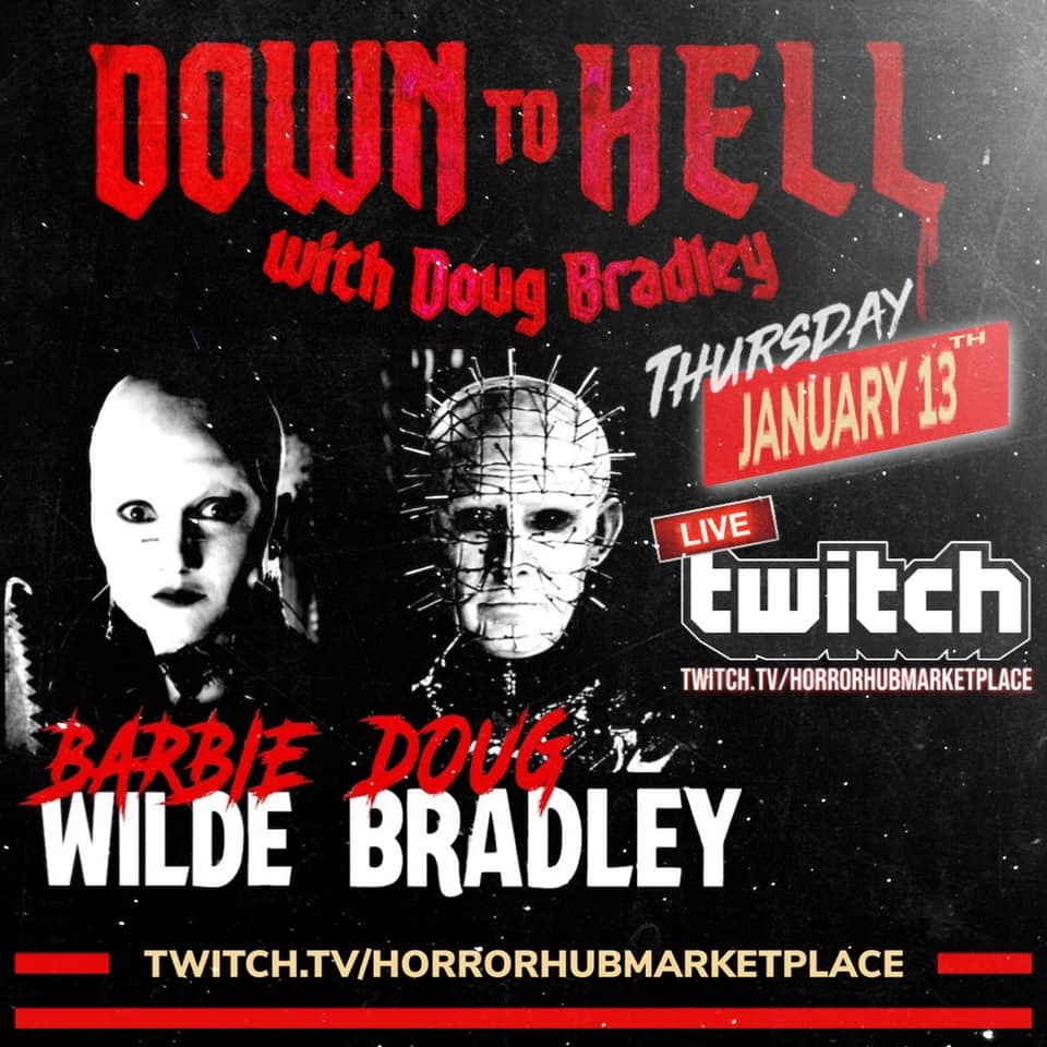 BarbieWilde's tweet photo. This Thursday join @RealDougBradley and myself on Twitch TV as we go #DownToHell! https://t.co/xSPGh371aj