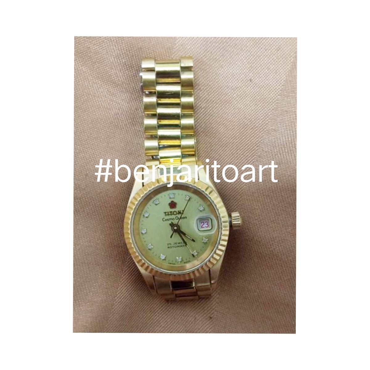 benjaritoart's tweet photo. ☺️ ขายนาฬิกา Titoni Cosmo Queen✨ ระบบ automatic ของแท้ มือสองสภาพดี สนใจเสนอราคามาได้เลยค่ะ 🥺 #titoni #นาฬิกา #นาฬิกาแบรนด์เนม #พร้อมส่ง #ส่งต่อ #ขายของ https://t.co/0HE45Y9Bu5