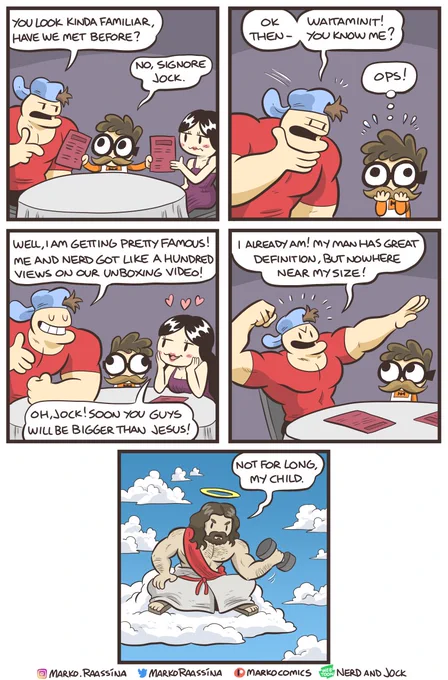 Nerd and Jock 123 