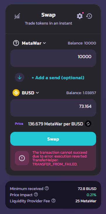 zHunter90z's tweet photo. @MetawarOfficial When are we going to be able to trade MetaWar tokens? https://t.co/GFiEQ5IOmh