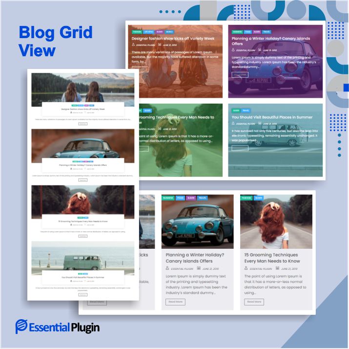 essentialplugin's tweet image. Showcase customizable #BlogLayouts and vertical scrolling blog widgets in the most engaging and personalized possible manner.
essentialplugin.com/wordpress-plug… 
#BlogPlugins #BlogWidgets #Bloggers #WordPressBlogPlugin #WordPressPlugin #blogdesign