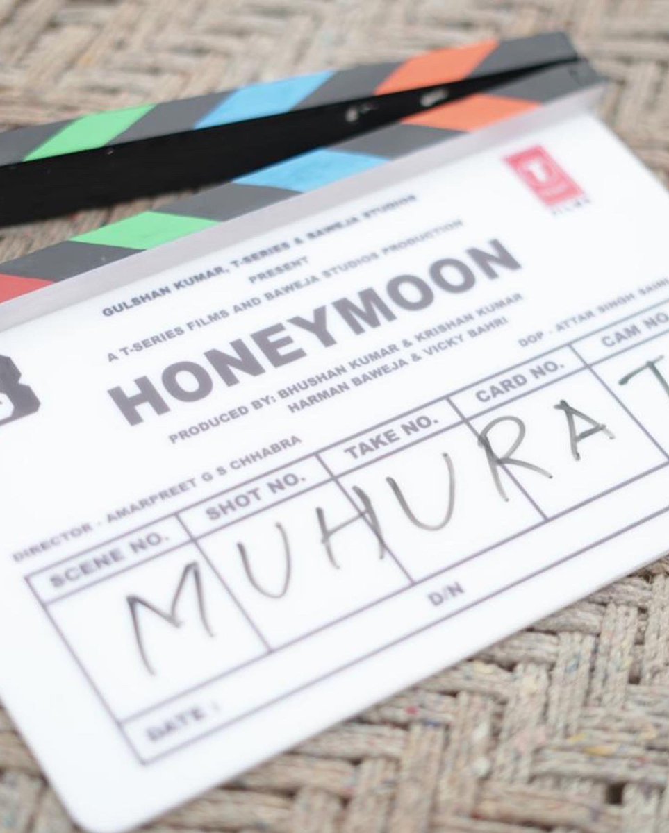#BhushanKumar and #HarmanBaweja announce their jointly produced Punjabi film #Honeymoon, starring #GippyGrewal and #JasminBhasin. It will be directed by Amarpreet G S Chhabra. The comedy-drama goes on floor today.