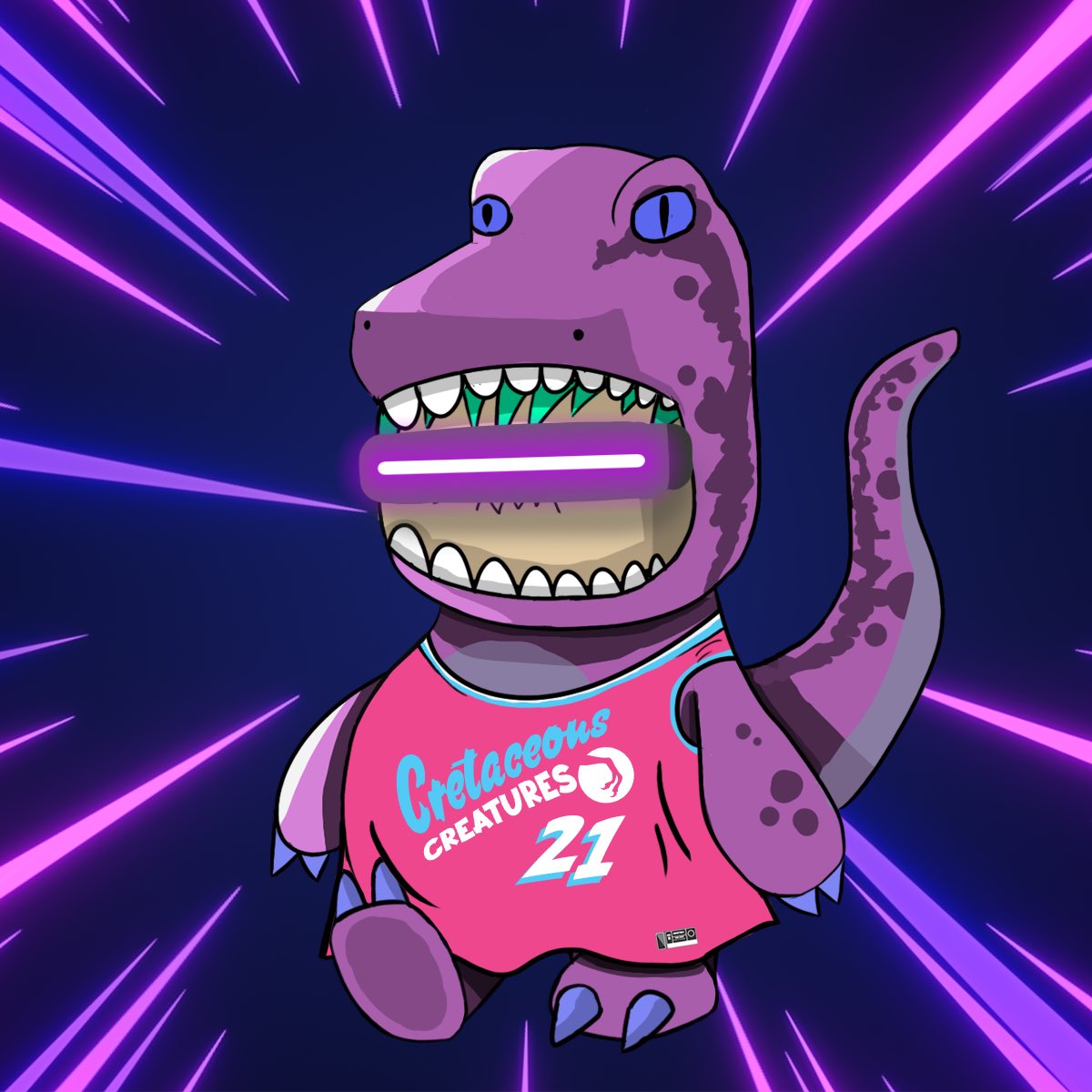 Pod1ucky's tweet photo. There’s just something about Dino NFTs  @DinosChibi 💜 https://t.co/YvNl0M9KDd