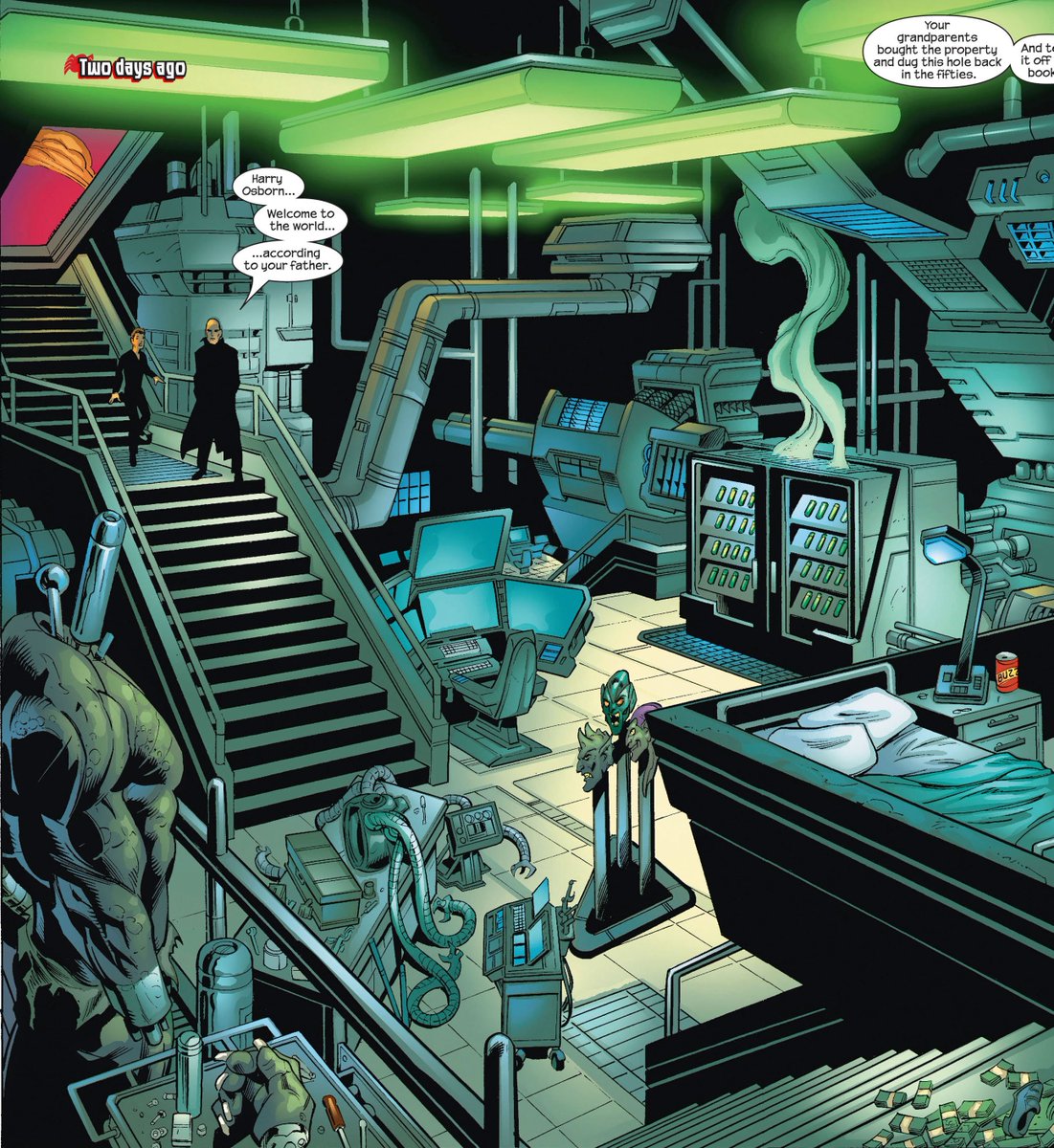 Spider Mand Lab Spider Man Ps4 Norman Osborn Lab