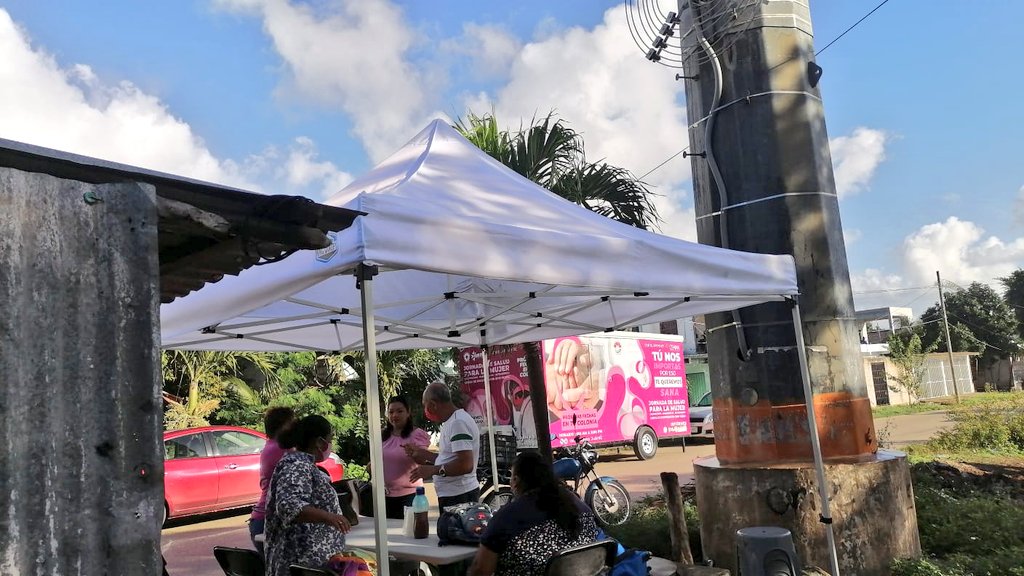 Para las que gusten hay una jornada de salud en la región 204. Ultrasonido, colposcopia y papanicolao $100  #IMM #CEMMA #Cancún