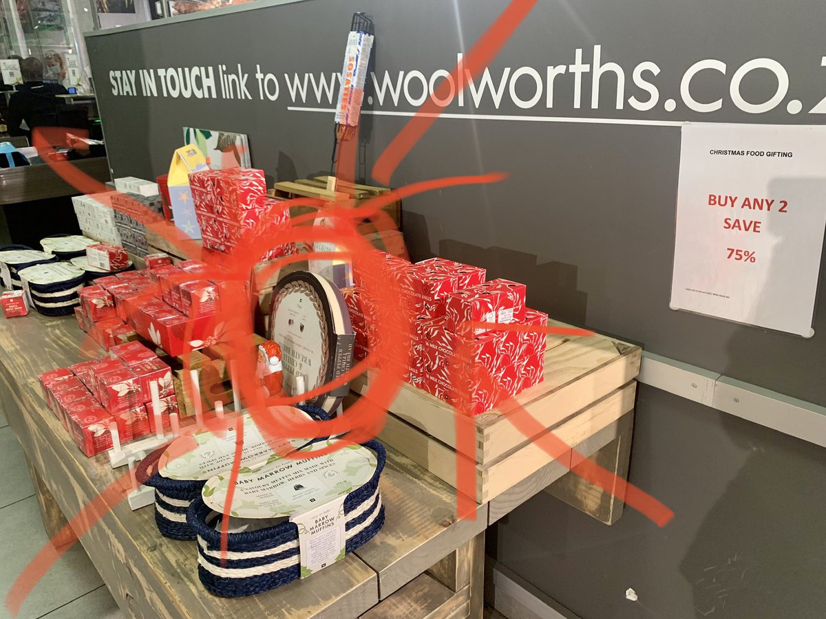 IssaBellaRae's tweet photo. @WOOLWORTHS_SA how can you say 75% on any two items and then be selective when I get to the till yet there is only one option of the item and that’s not the issue issue is 75% on any items and you refuse to sale me when I pick the any 2 I want like can someone explain I am hurt!! https://t.co/MrdhpNWczp