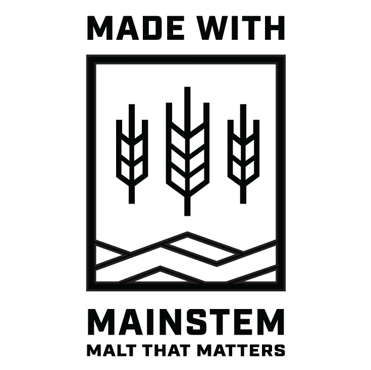 We've seen a big uptick in retail packaged beer and spirits projects using our malt, so Alyssa put together some new #madewithmainstem logos.

Our customers can now find a growing collection of Mainstem artwork at brandfolder.com/mainstem-malt.

#canart #ingredientsmatter #craftmalt