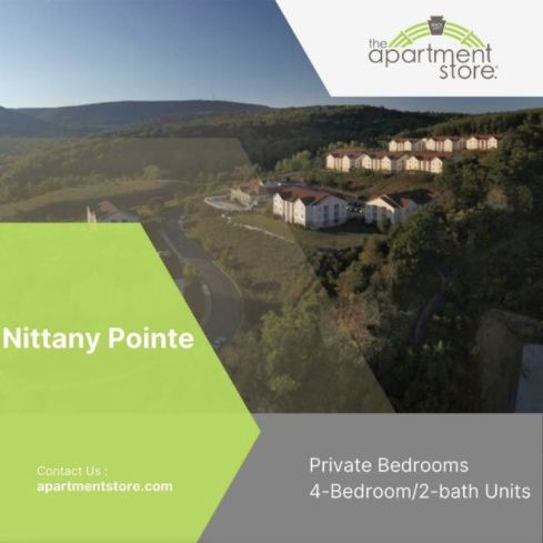 Nittany Pointe offers private bedrooms at an affordable price! Contact us today for more information!