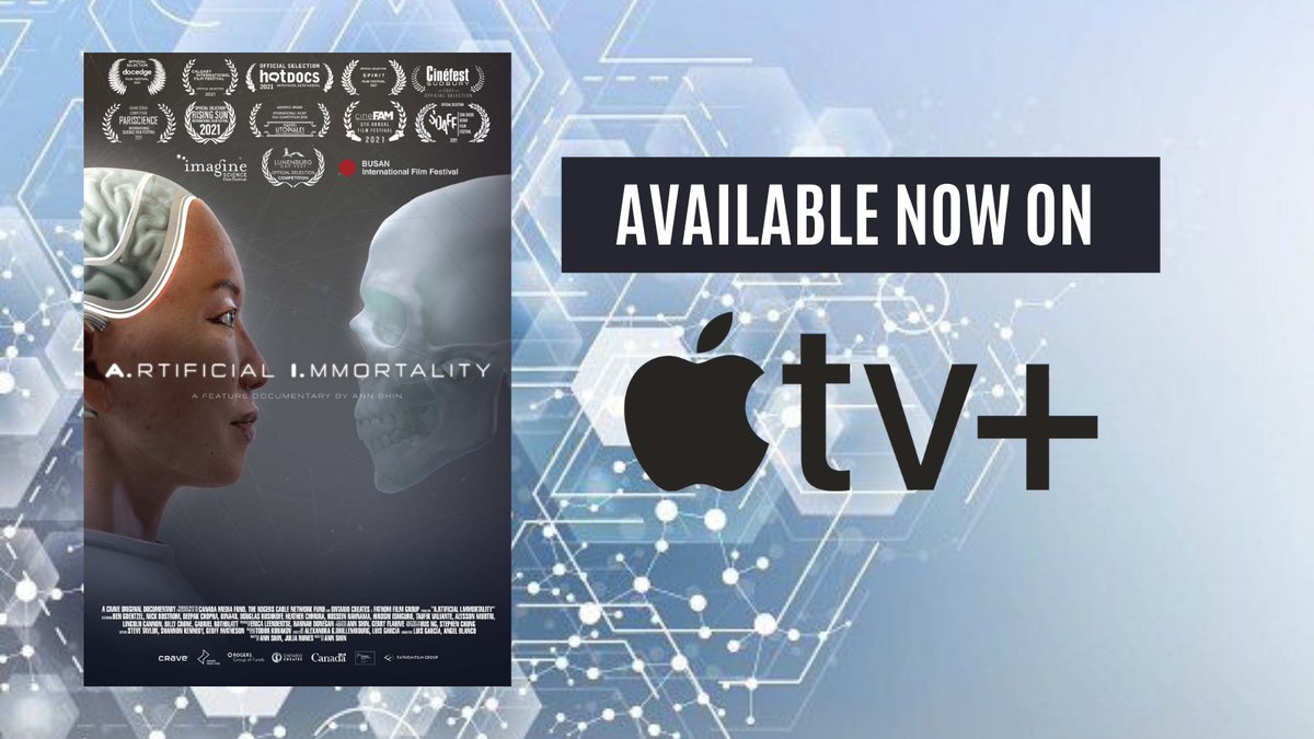 Hey everyone, my film Artificial Immortality launches today in the USA. Stream now on @AppleTVPlus itunes.apple.com/us/movie/artif…