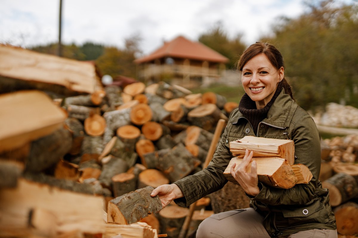 Winter Pest Proofing Trick: store firewood on a raised platform away from your home. And inspect wood for any pests before bringing it indoors.