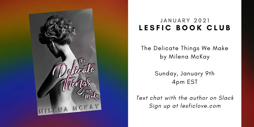 CaraMaloneBooks's tweet photo. The transcript for our January #LesficBookClub is available - thanks to @McKayUndercover for joining us! https://t.co/DJswB79FJT https://t.co/7b5rYX0cg8