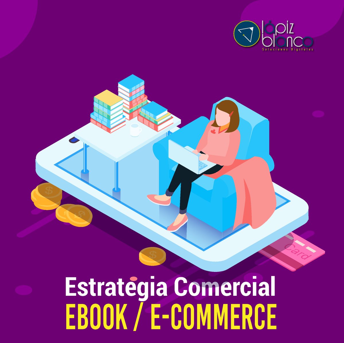 lapizblanco's tweet photo. 👩‍💻 ¿Cómo la estrategia comercial del ebook e ecommerce, cambió la forma como vemos los libros digitales? Conoce más aquí 👉https://t.co/D7z5OI8fqc #lapizblanco #ebook #ecommerce https://t.co/E9WIgFMJHI