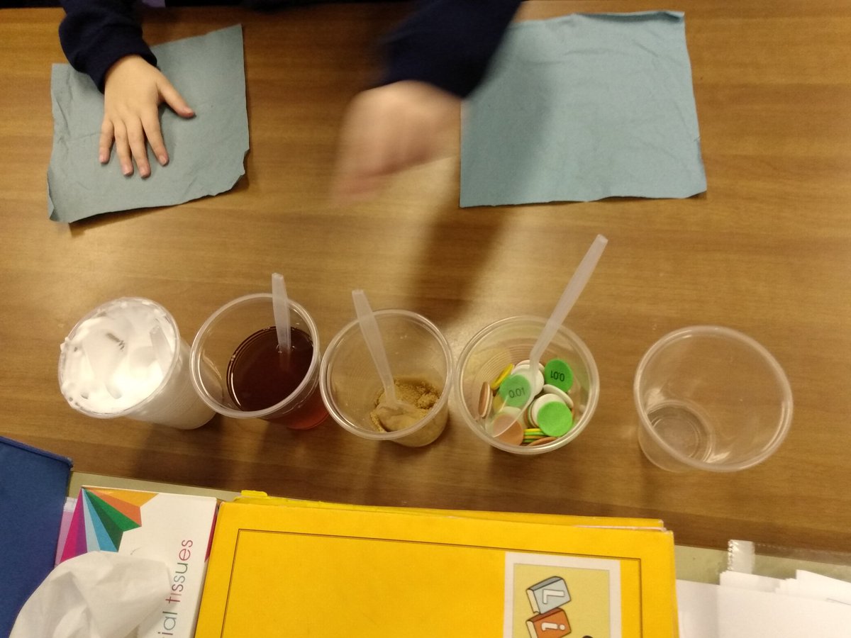 StEdwards_C4's tweet photo. Exploring states of matter in Class 4. #solidjob #primaryscience Today we explored properties of different materials and classified them into groups. https://t.co/QOCbSiNVDf