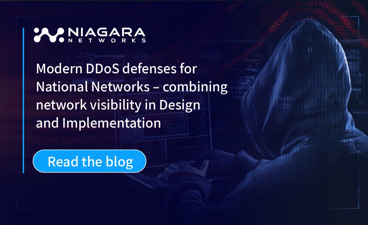 NiagaraNetw's tweet photo. Network intelligence is the essential building block to mitigate DDoS attacks. Don't miss the blog post by @zeevdr to learn how DDoS defenses can be designed and implemented in national networks. 
https://t.co/nNqOttFkdc
#networkvisibility #ddos https://t.co/qd1GwTZitg