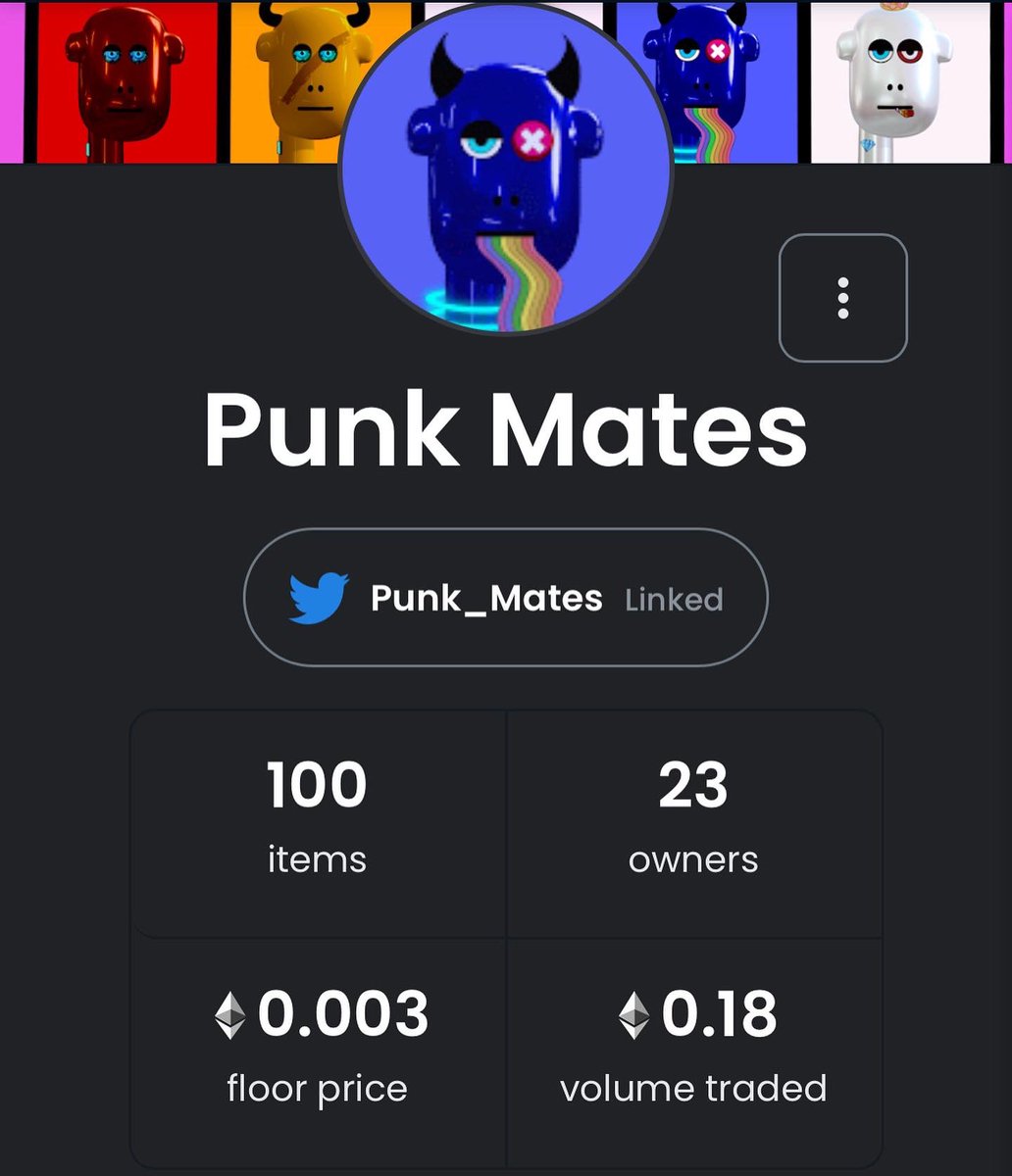 Swords8bit's tweet image. CHECK OUT PUNK MATES! They only have 100 Punks and they are selling FAST! RT

linktr.ee/Punkmates
