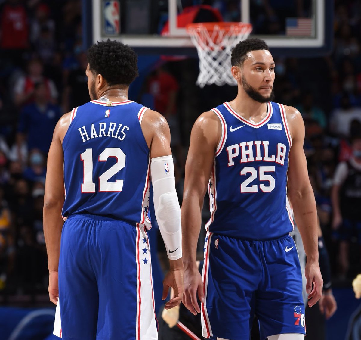 TheDunkCentral's tweet image. The Sixers are looking to package Tobias Harris with Ben Simmons in trade talks, per @MarcJSpears

(h/t @RealGM)