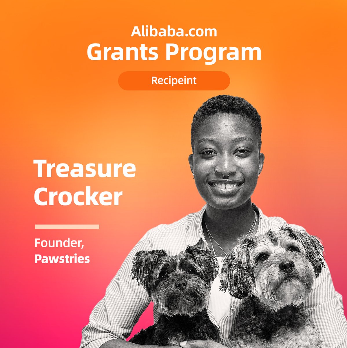 Treasure Crocker, Founder, <a href="/Pawstries_/">Pawstries</a>