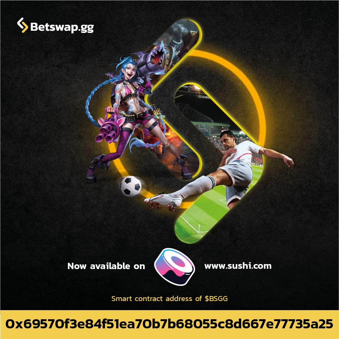 🚨ATTENTION 

You can buy $BSGG on <a href="/SushiSwap/">Sushi.com</a> only. The correct smart contract address is :

0x69570f3e84f51ea70b7b68055c8d667e77735a25 

There are fake tweets claiming to be affiliated with Betswap.GG and asking users to send money into their wallets.

#wonderland