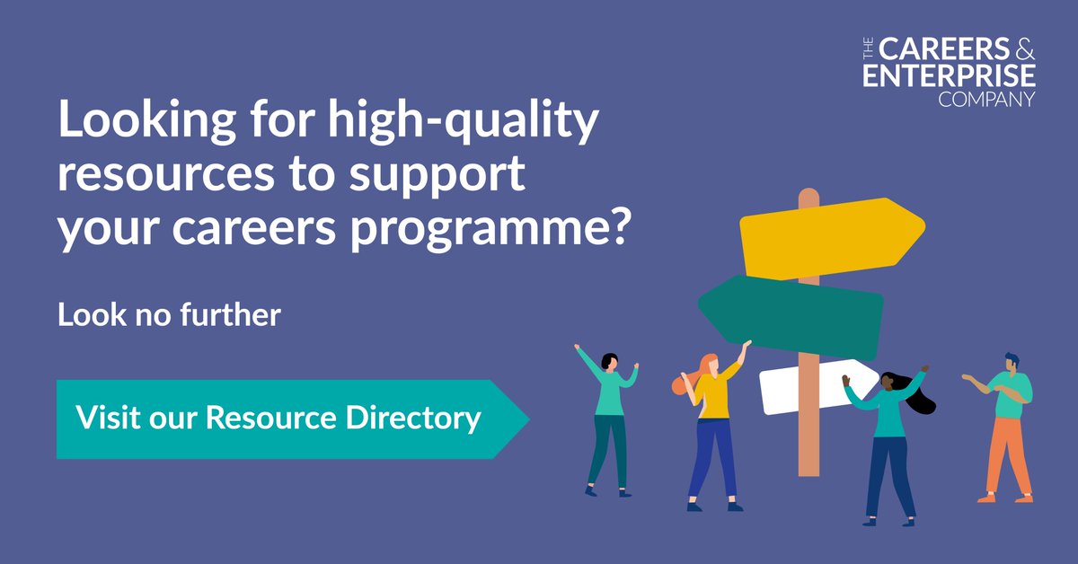 CareerEnt's tweet image. Our #ResourceDirectory is curated with Careers Leaders in mind.

We’ve made it easy to find the high-quality, trusted resources you need to deliver a world-class careers programme.

Visit now: resources.careersandenterprise.co.uk