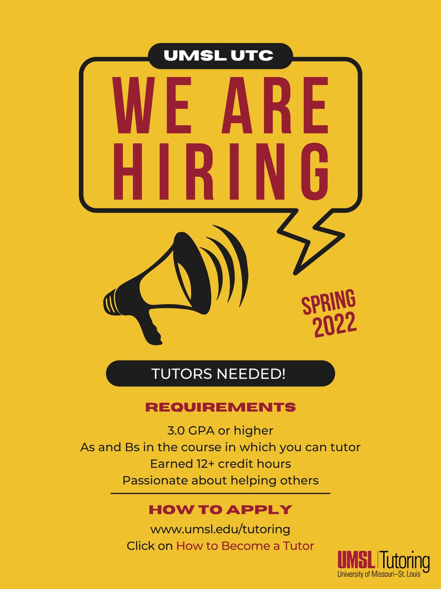 UMSL Tutoring Center tweet media